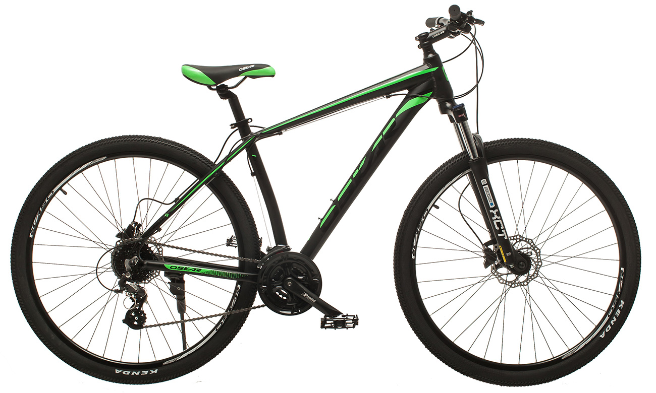Фотографія Велосипед Oskar JURA 29" 2021, розмір L, Чорно-зелений